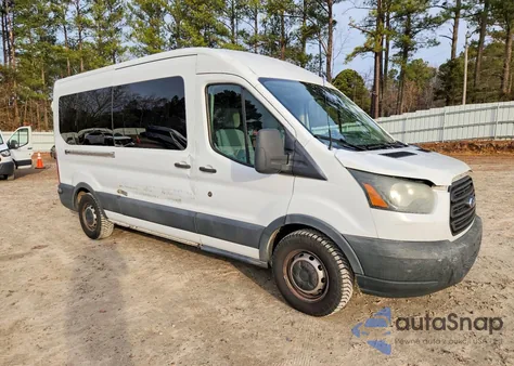 2016 Ford Transit T-350 Passenger Van z USA, uszkodzony, nr VIN 1FBAX2CM9GKB12311